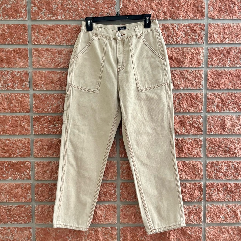 Simple society, high waist, cargo jeans